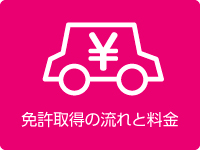 免許取得の流れと料金